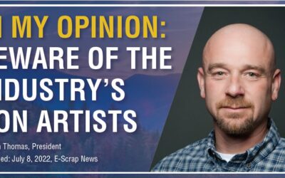 In My Opinion: Beware of the industry’s con artists